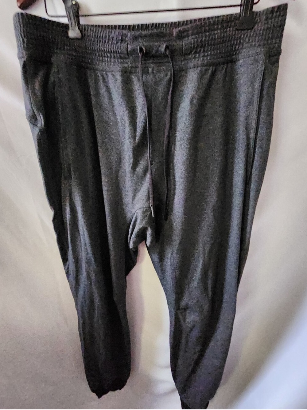 Lululemon Men's Charcoal Gray Jogger Pants Drawstring Waist Sweats Sweatpants XL